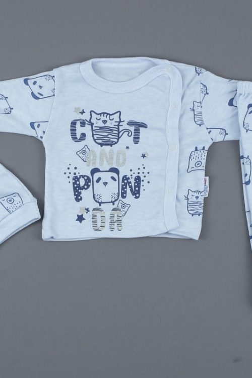 ERKEK BEBE TK 0-3AY 9259 PANDA