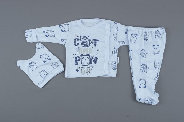 ERKEK BEBE TK 0-3AY 9259 PANDA