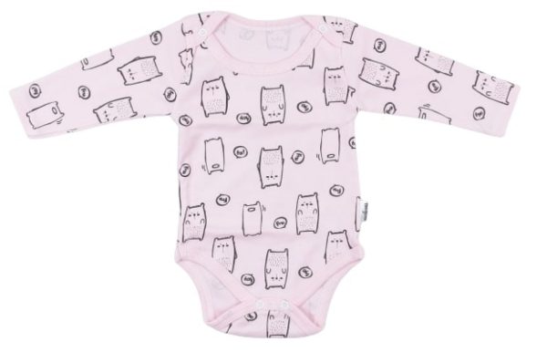 BADİ 1-3-6-9 AY 2900 UNISEX AYI BASKILI UZUN KOL ÇITÇITLI BADİ - Image 2