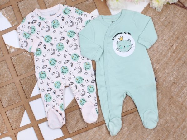 TULUM 3-6 AY 18013 KıZ Kız Cosmic Girl 2 Beden 2'İn 1 Pack Patikli Tulum