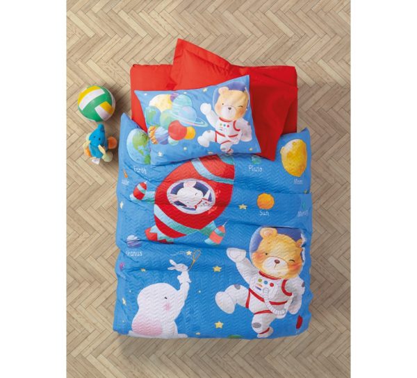 Junior Tek Kişilik Complete Set Planet Mavi